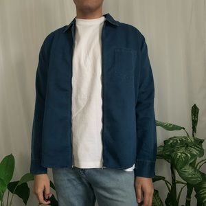 Denim shirt jacket